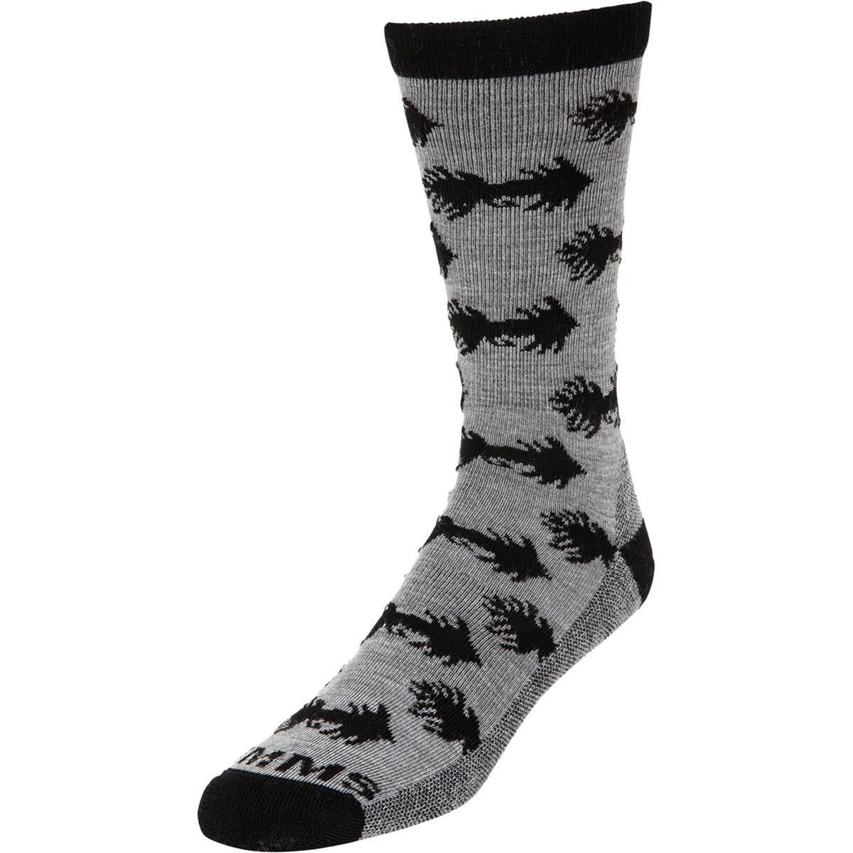 Simms Daily Sock Woolly Bugger Steel, M