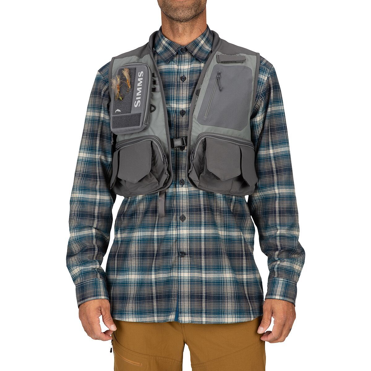 Simms Freestone Vest Pewter, S