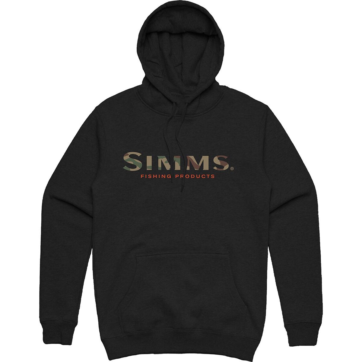 Simms Logo Hoodie - Men's Black, L
