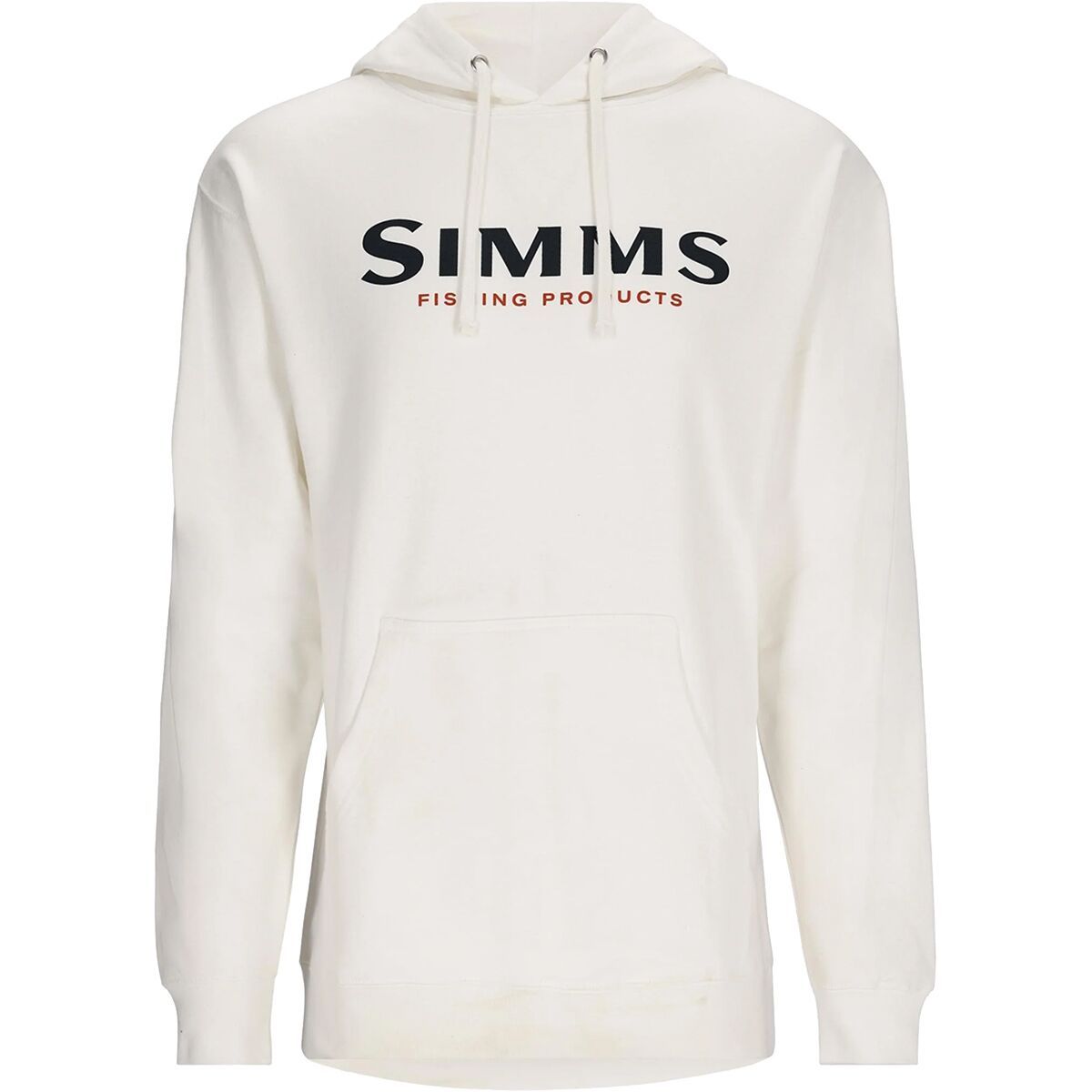 Simms Logo Hoodie - Men's White, 3XL