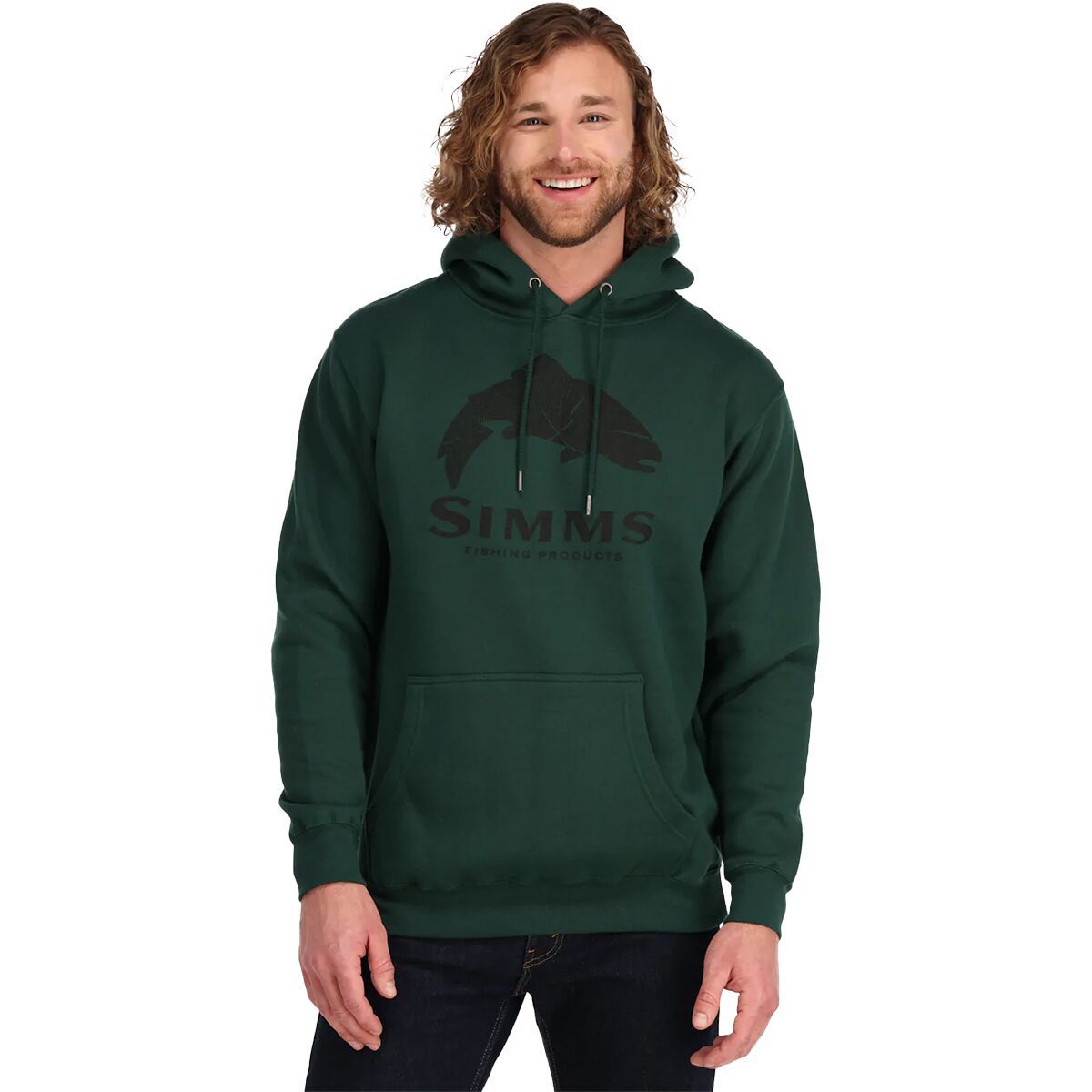 Simms Wood Trout Fill Hoodie - Men's Forest, XXL