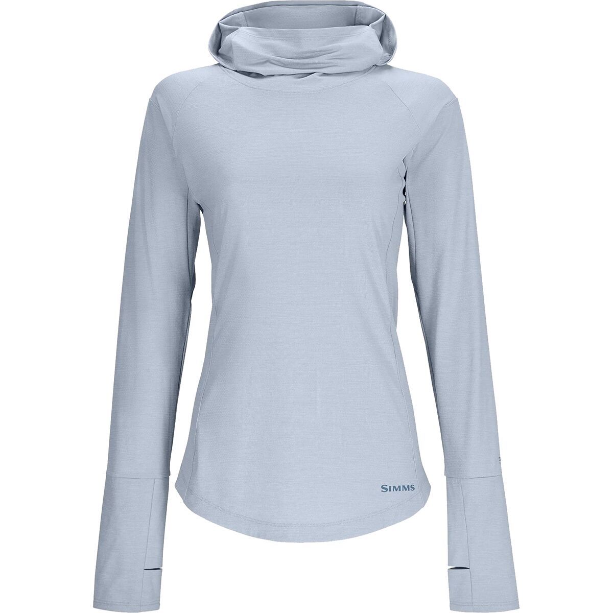 Simms SolarFlex Cooling Hoodie - Women's Steel Blue, XXL