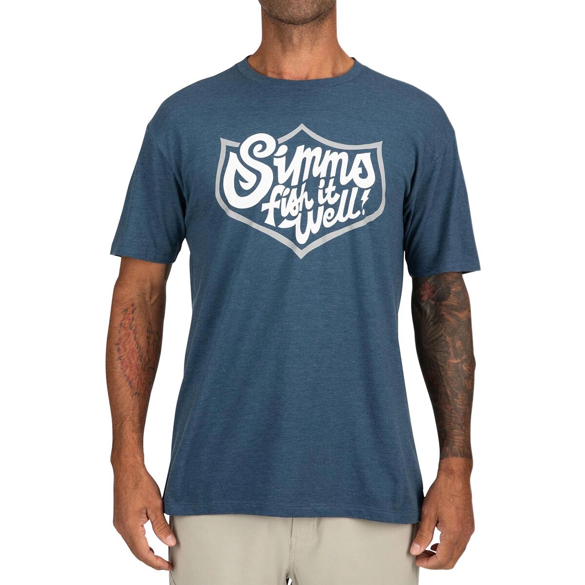 Simms Fish It Well Badge T-Shirt - Men's product image