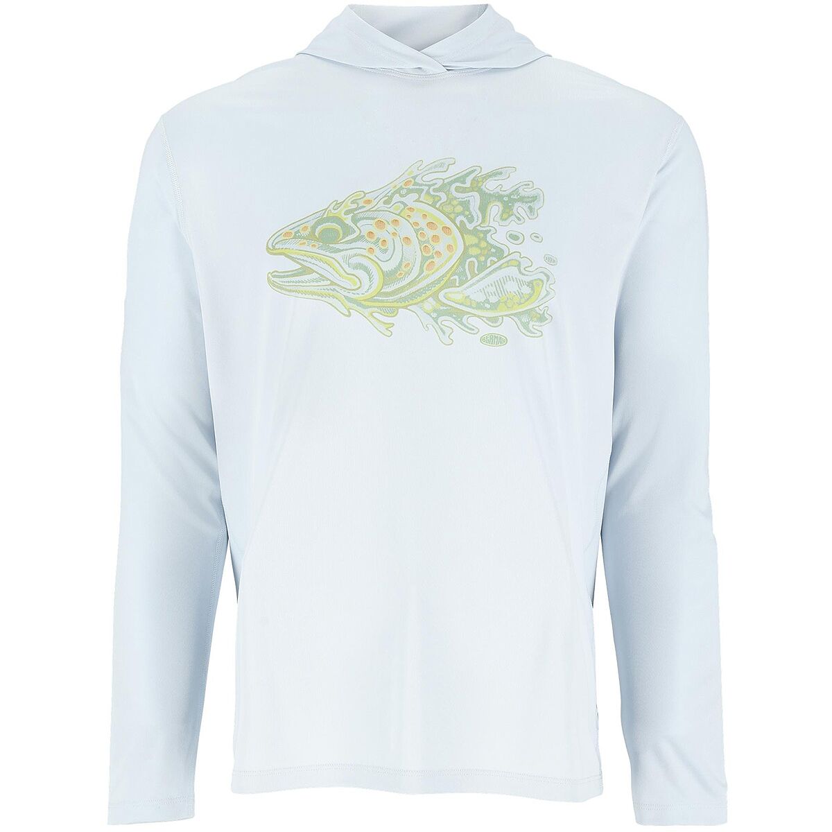 Image of Simms Artist Series Tech Hoodie - Men's Bimini Trout Head, XXL