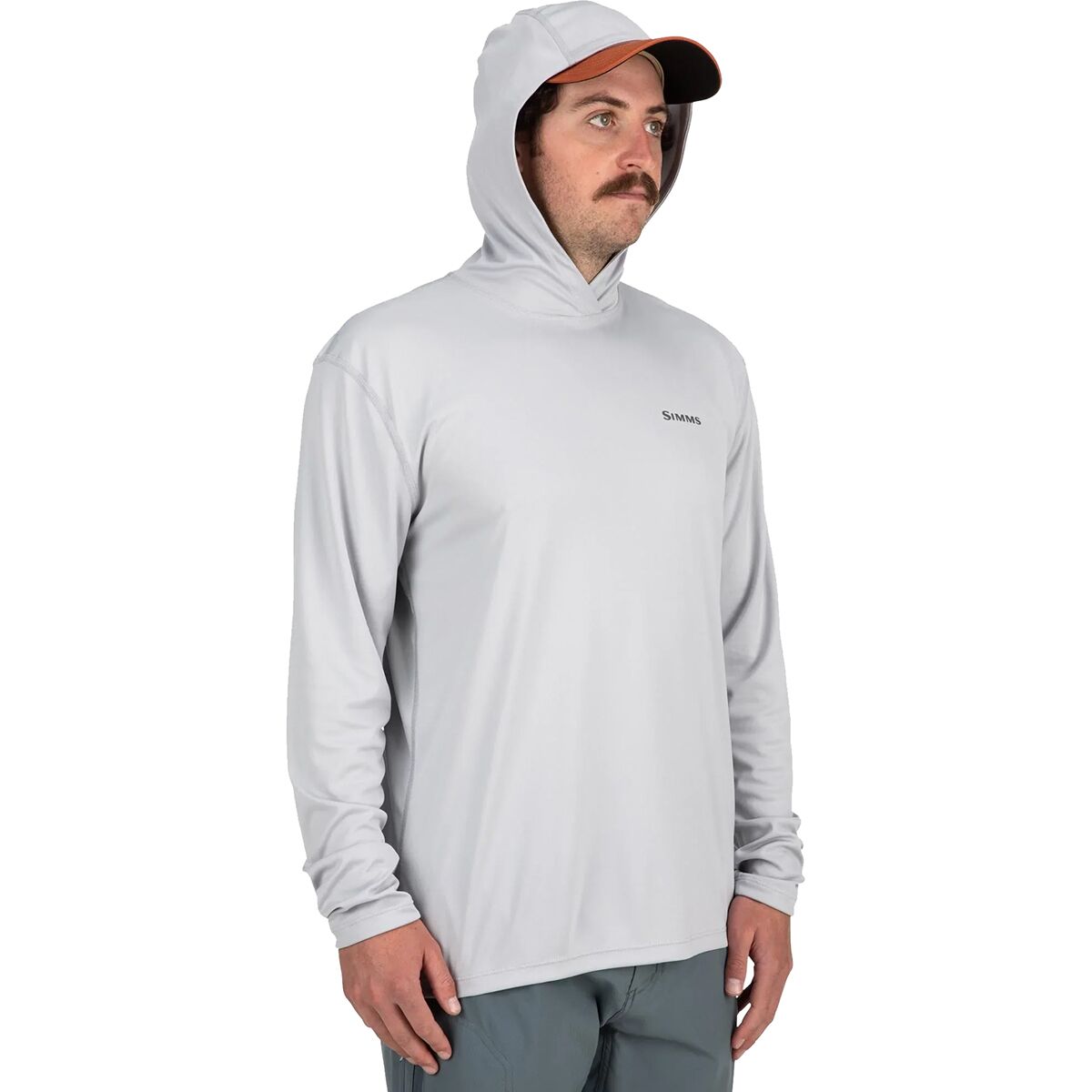 Image of Simms Artist Series Tech Hoodie - Men's Sterling/Bass, XL