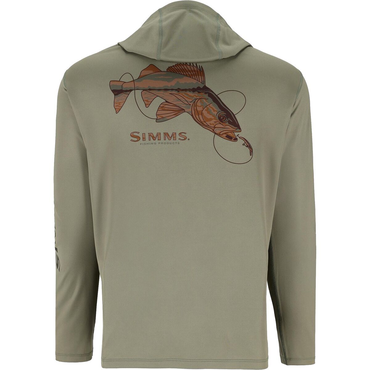 Image of Simms Artist Series Tech Hoodie - Men's Willow Walleye, XL