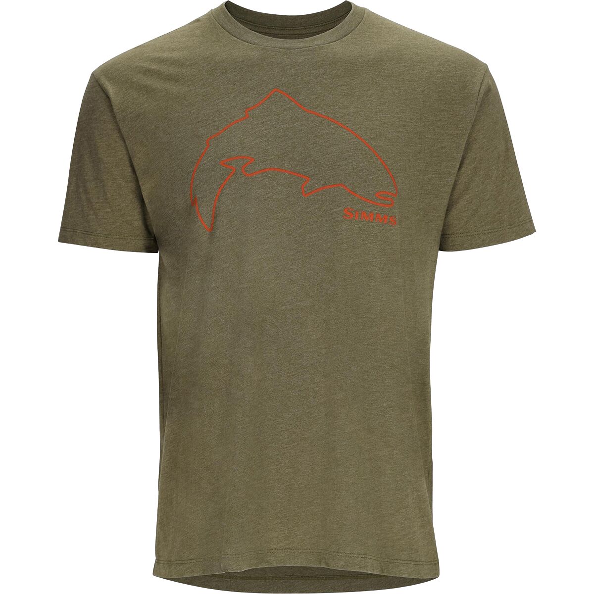 Trout Outline T-Shirt - Men