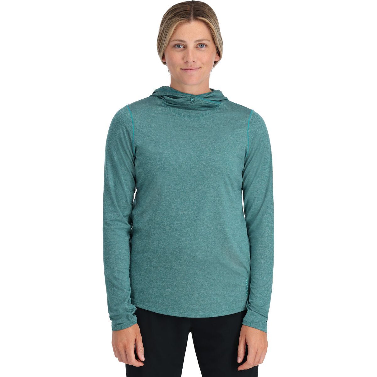 Simms Bugstopper Solarflex Hoodie - Women's Bluegrass Heather, XXL