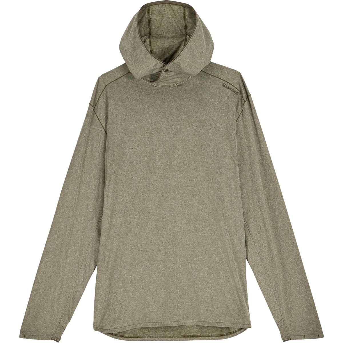 Image of Simms Bugstopper SolarFlex Hoodie - Men's Loden Heather, L