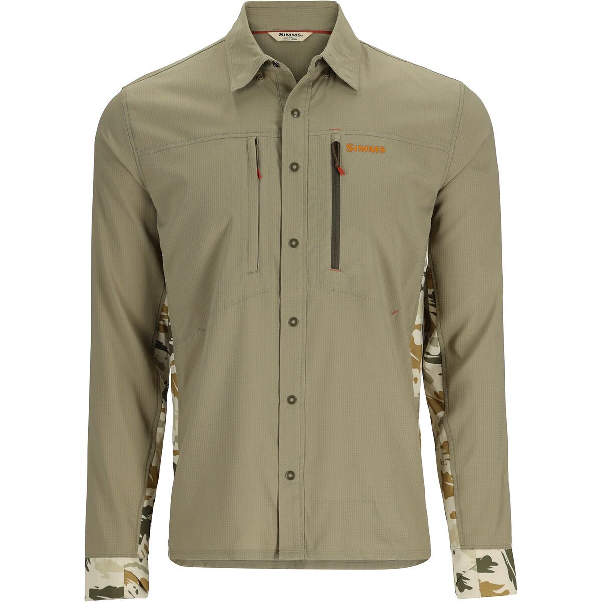 Simms Intruder BiComp Shirt - Men's Stone/Ghost Camo Stone, 3XL