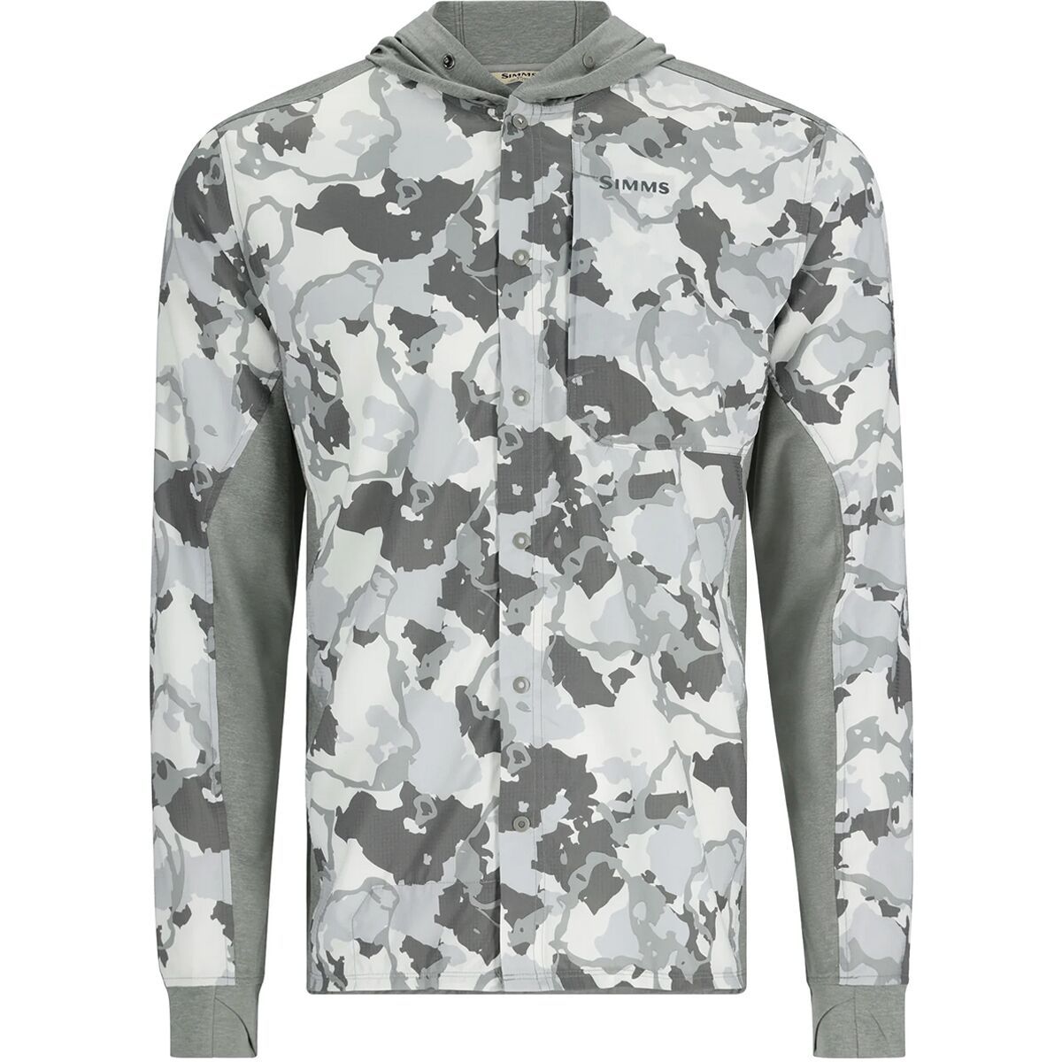 Simms Intruder Hoodie - Men's Regiment Camo Cinder/Cinder, M