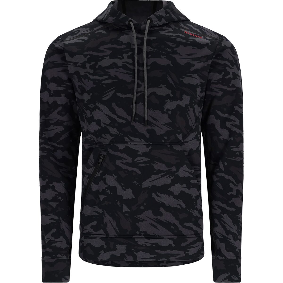 Simms Simms CX Hoodie - Men's Ghost Camo Black, 3XL