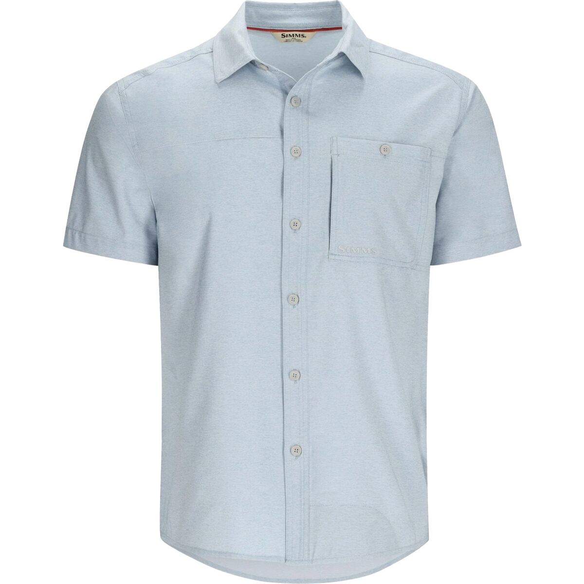 Image of Simms Simms Challenger Short-Sleeve Shirt - Men's Steel Blue, M