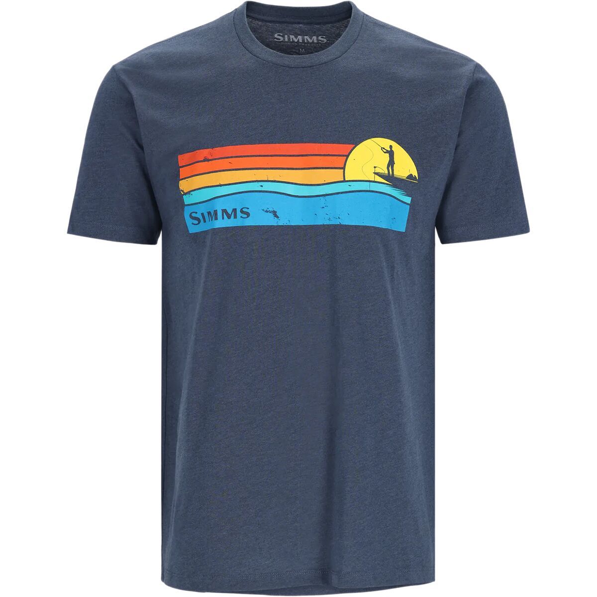 Simms Simms Sunset Short-Sleeve T-Shirt - Men's Navy Heather, M