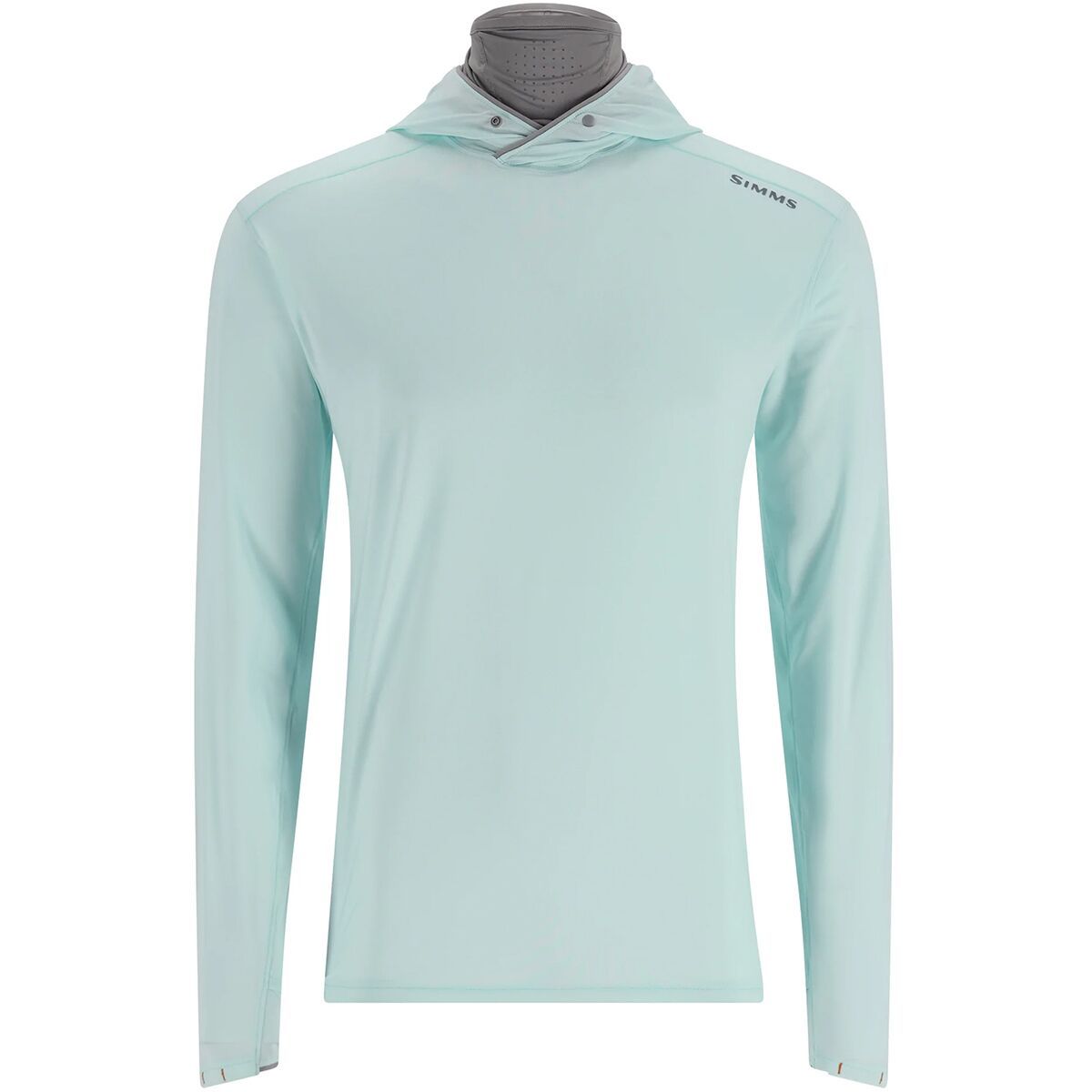 Simms SolarFlex Guide Hoodie - Men's Sea Breeze/Regiment Camo Cinder, M