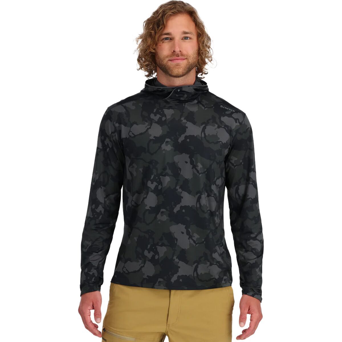 Simms SolarFlex Hoody - Men's Regiment Camo Carbon, 3XL