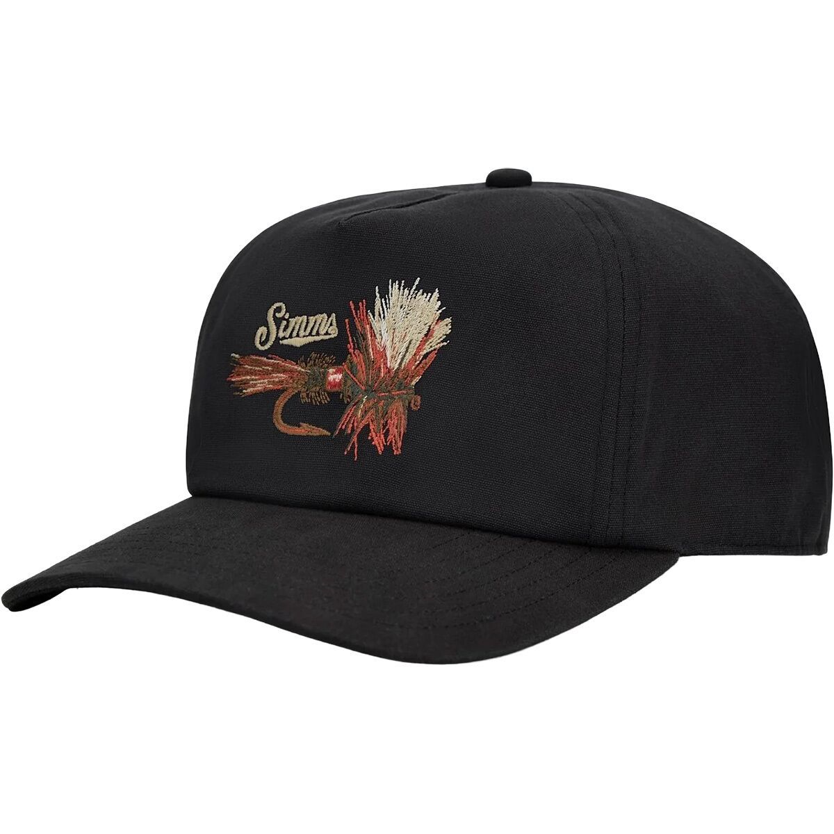 Image of Simms Double Haul Cap Black Royal Wulff, One Size