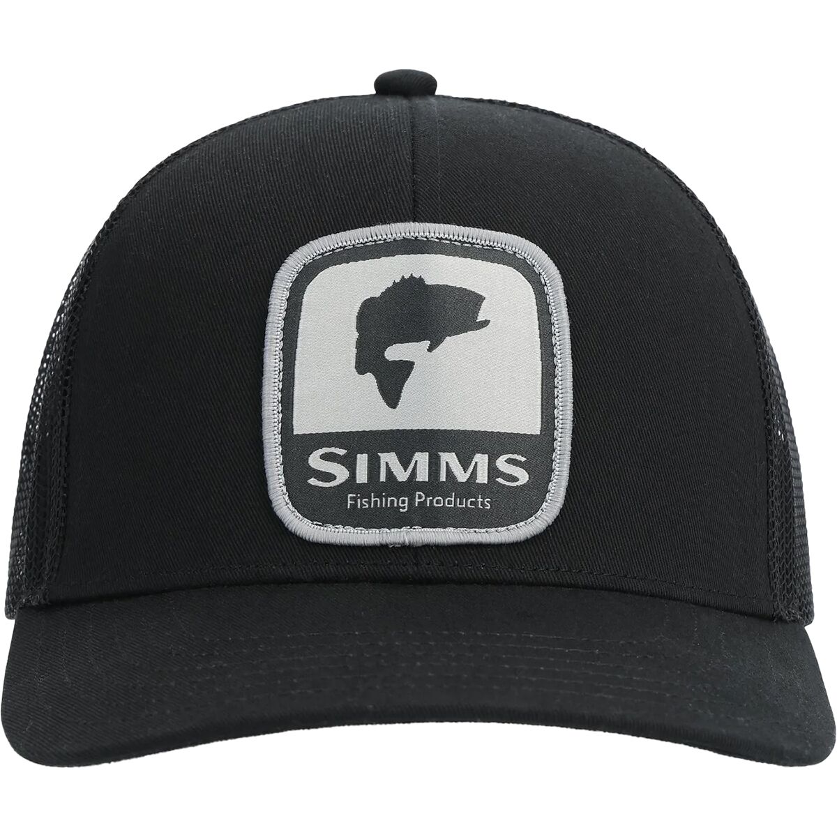 Simms Double Haul Icon Trucker Bass Black / One Size