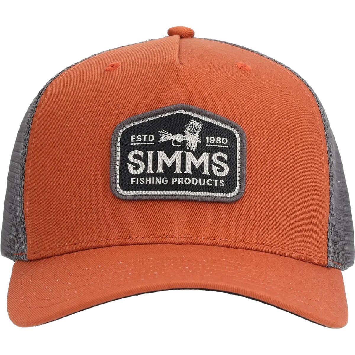Image of Simms Double Haul Trucker Hat Simms Orange, One Size