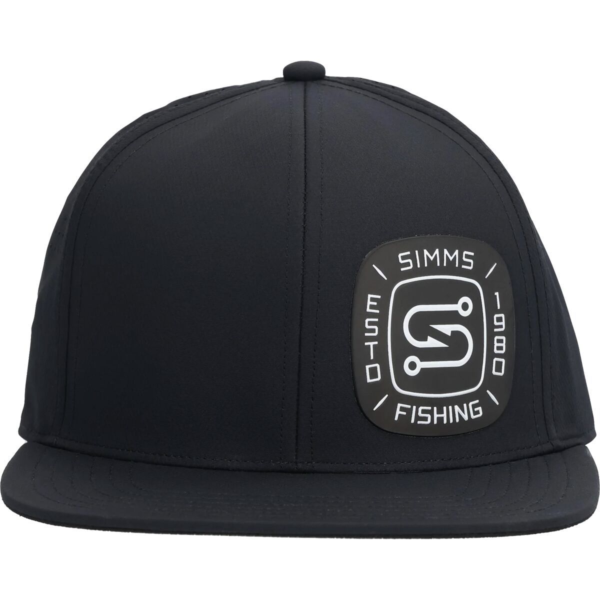 Image of Simms Flatbill Cap Black, One Size