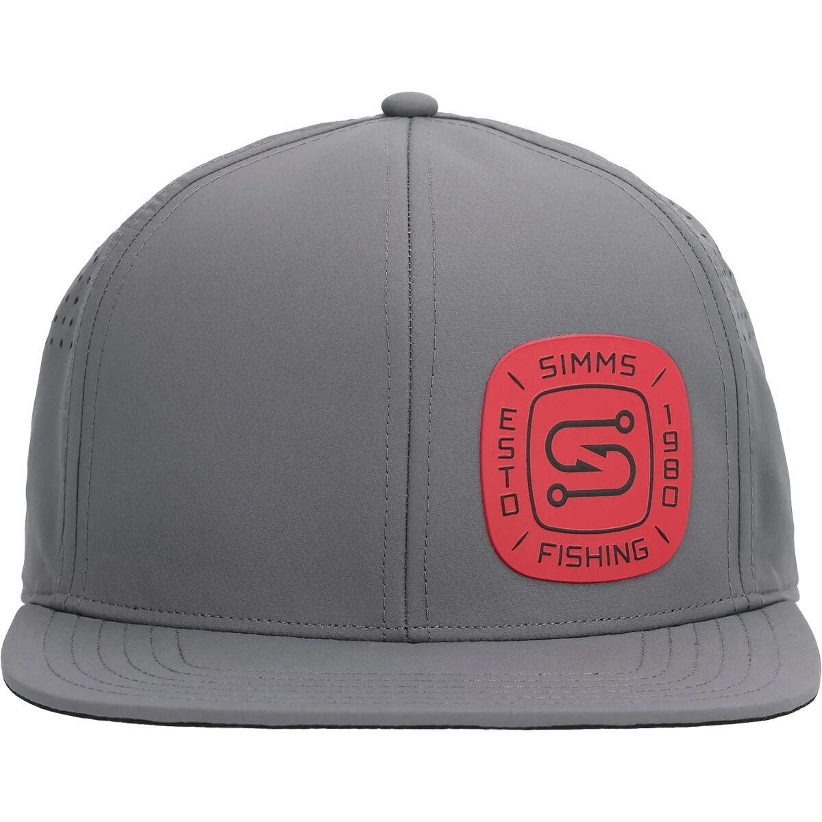 Image of Simms Flatbill Cap Slate, One Size