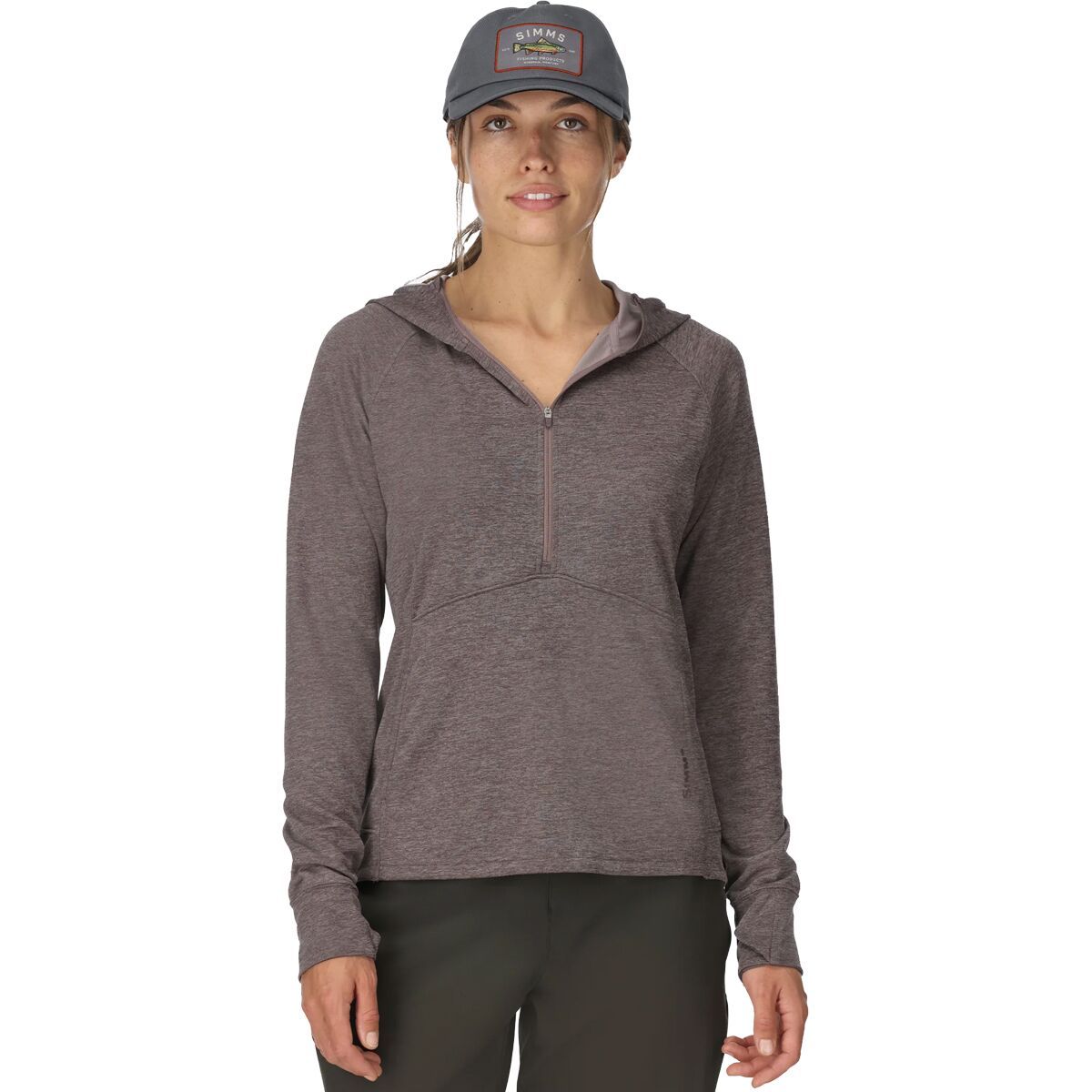 Image of Simms Bugstopper Hoodie - Women's Heron Heather, M
