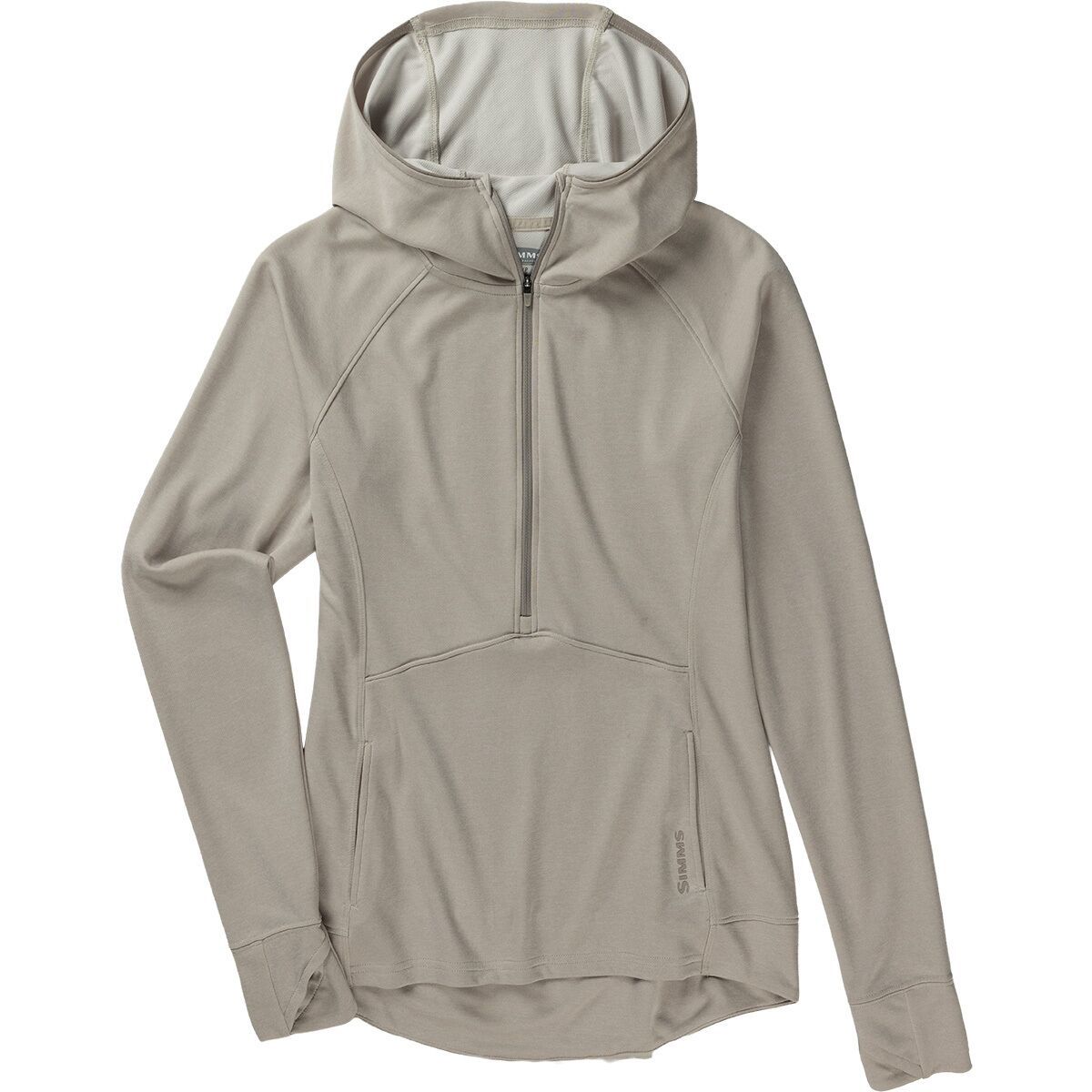 Image of Simms Bugstopper Hoodie - Women's Lunar Gray Heather, XL