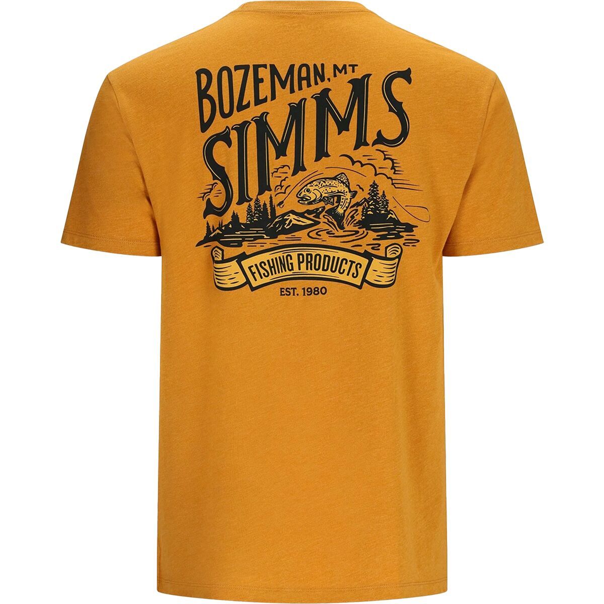 Simms Bozeman Scene T-Shirt - Men's Buckhorn Heather, XL