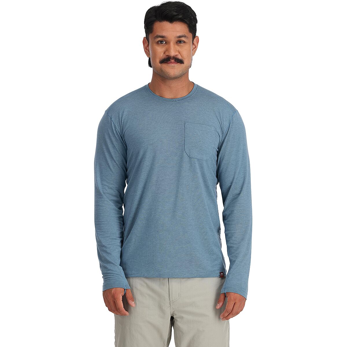 Image of Simms Glades Crew - Men's Neptune Heather, S
