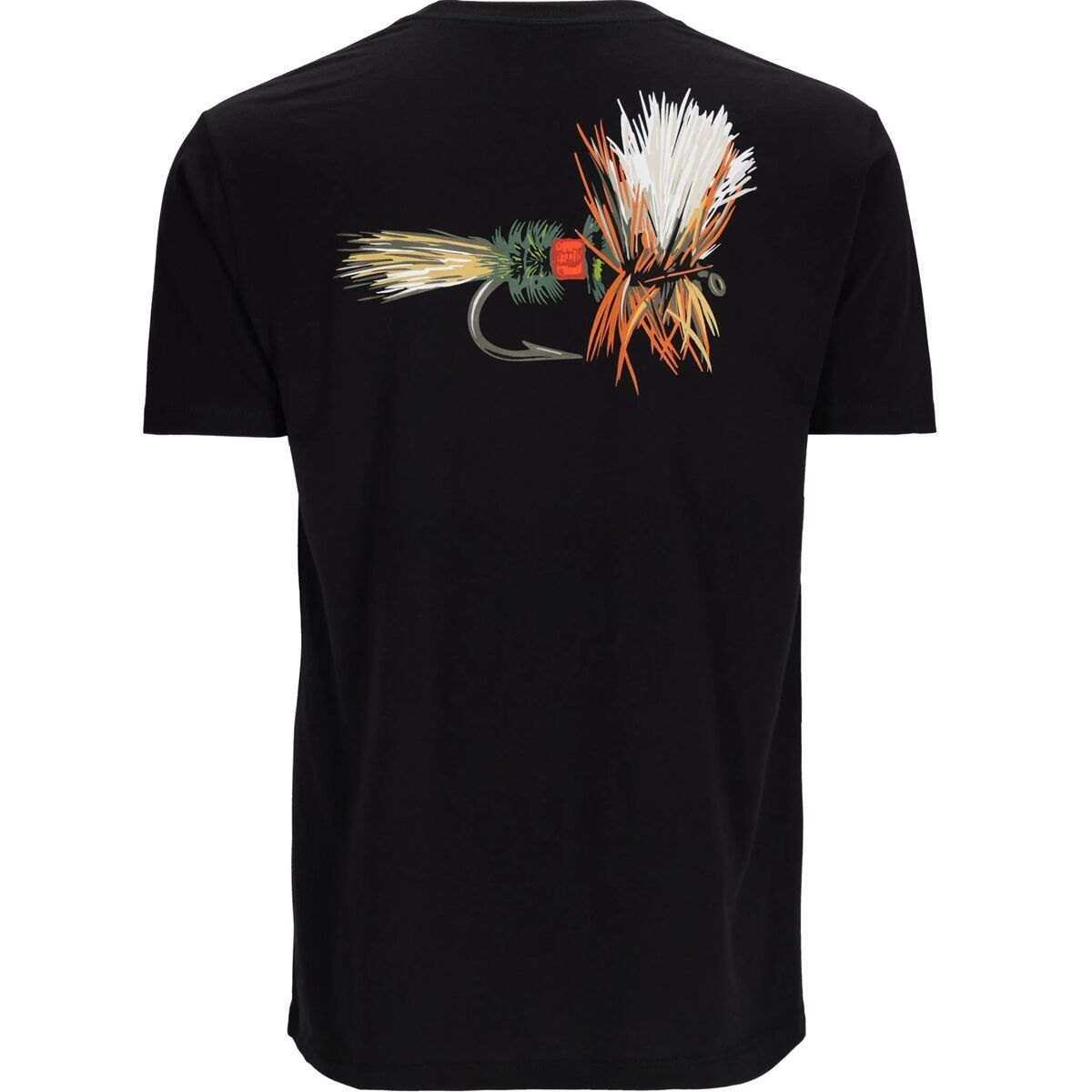 Simms Royal Wulff Fly T-Shirt - Men's Black, L