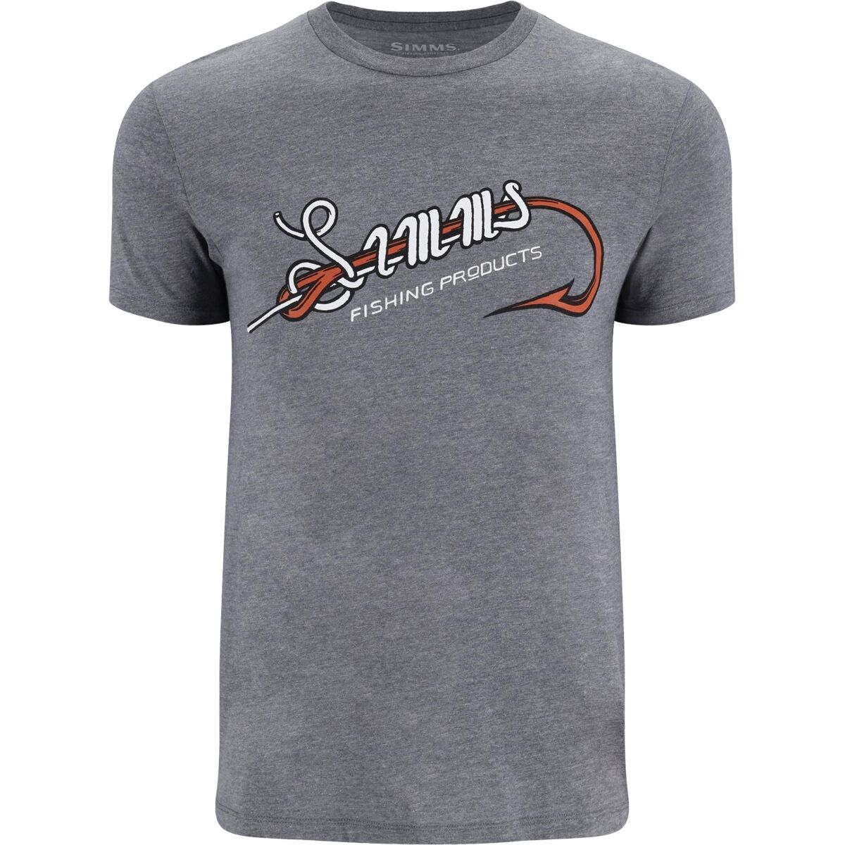 Image of Simms Hook & Loop T-Shirt - Men's Athletic Heather, XXL