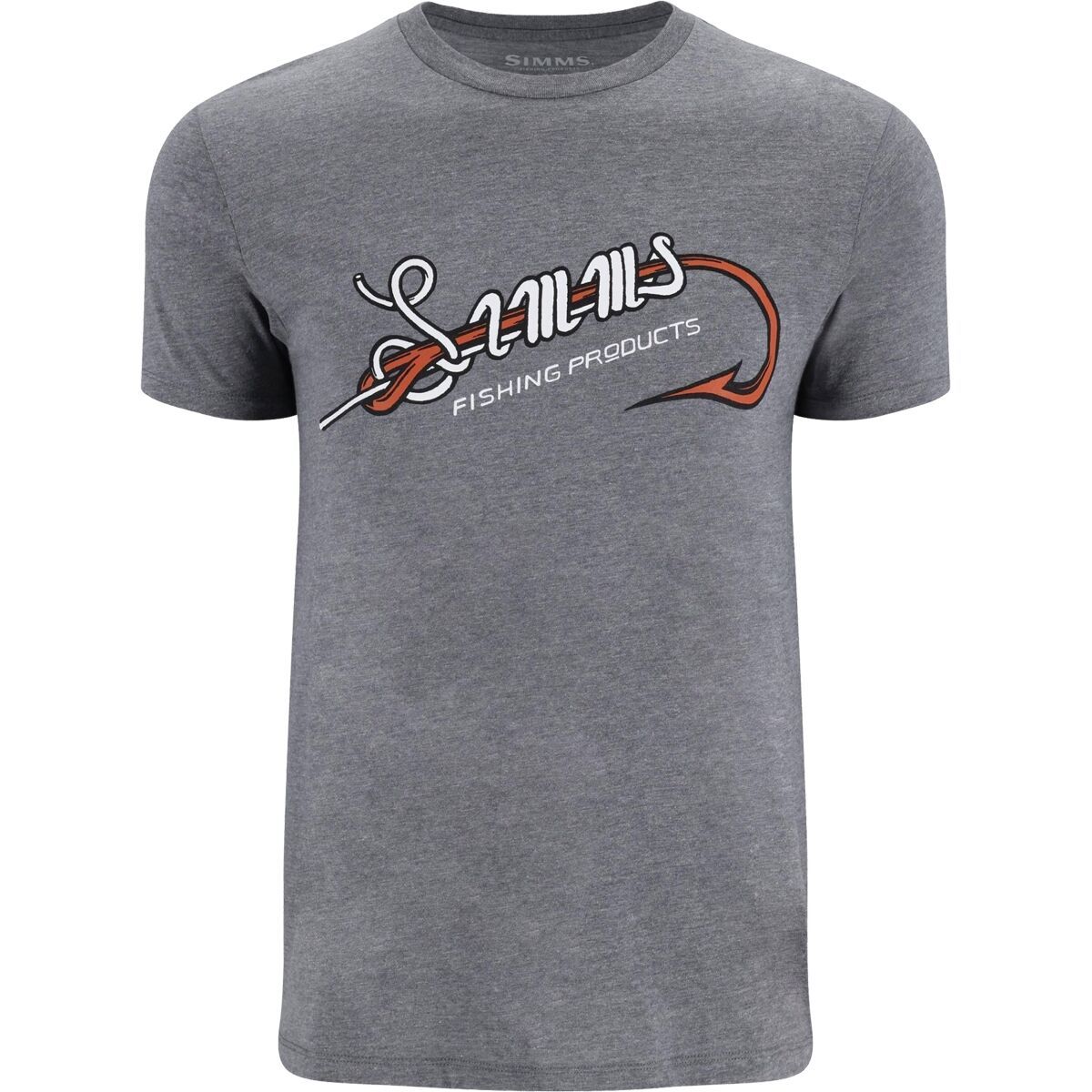 Image of Simms Hook & Loop T-Shirt - Men's Athletic Heather, S