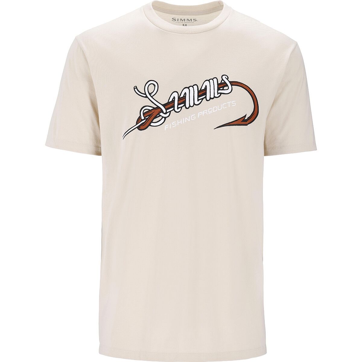 Image of Simms Hook & Loop T-Shirt - Men's Natural, M
