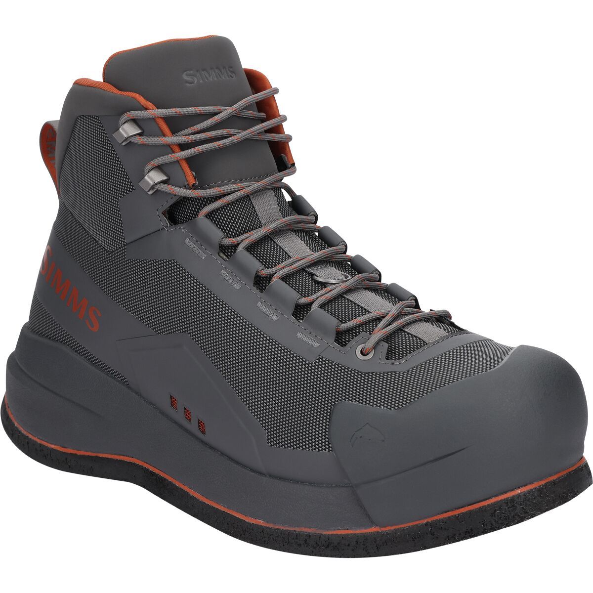 Image of Simms Flyweight Felt Wading Boot - Men's Steel Grey, 11.0