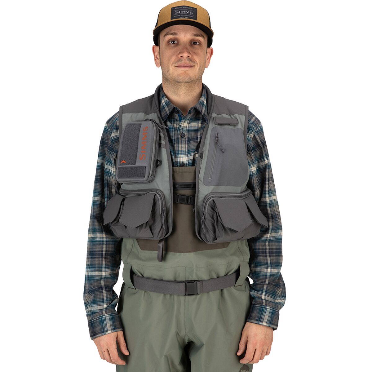 Image of Simms Freestone Vest Pewter, S
