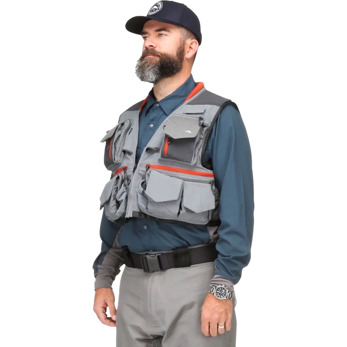 Image of Simms Guide Vest Steel, S