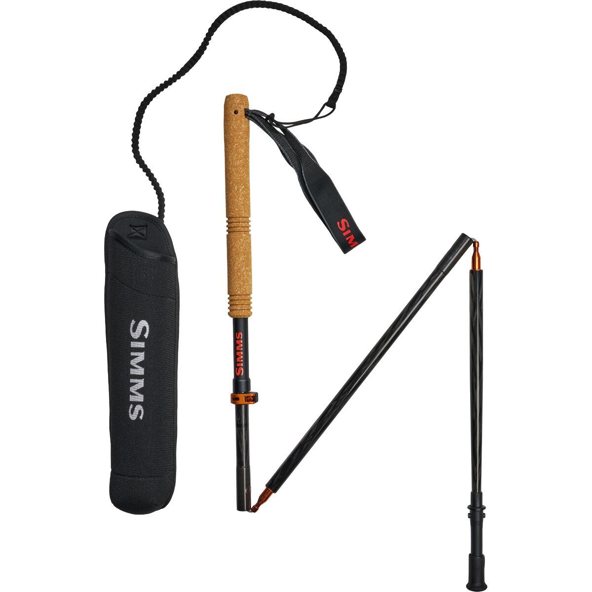 Simms Pro Wading Staff Black, One Size