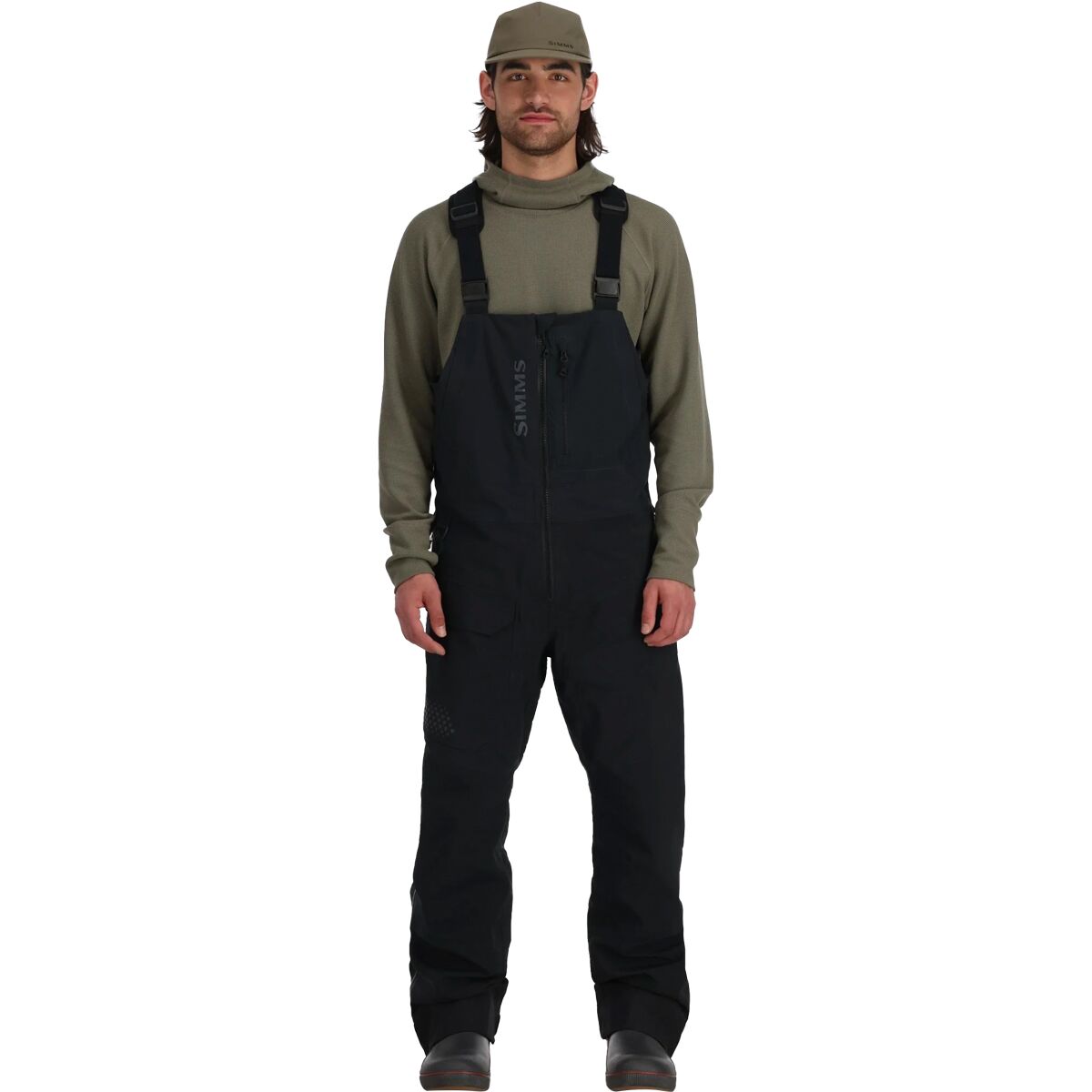 Image of Simms Prodry Bib Pant - Men's Black, 3XL