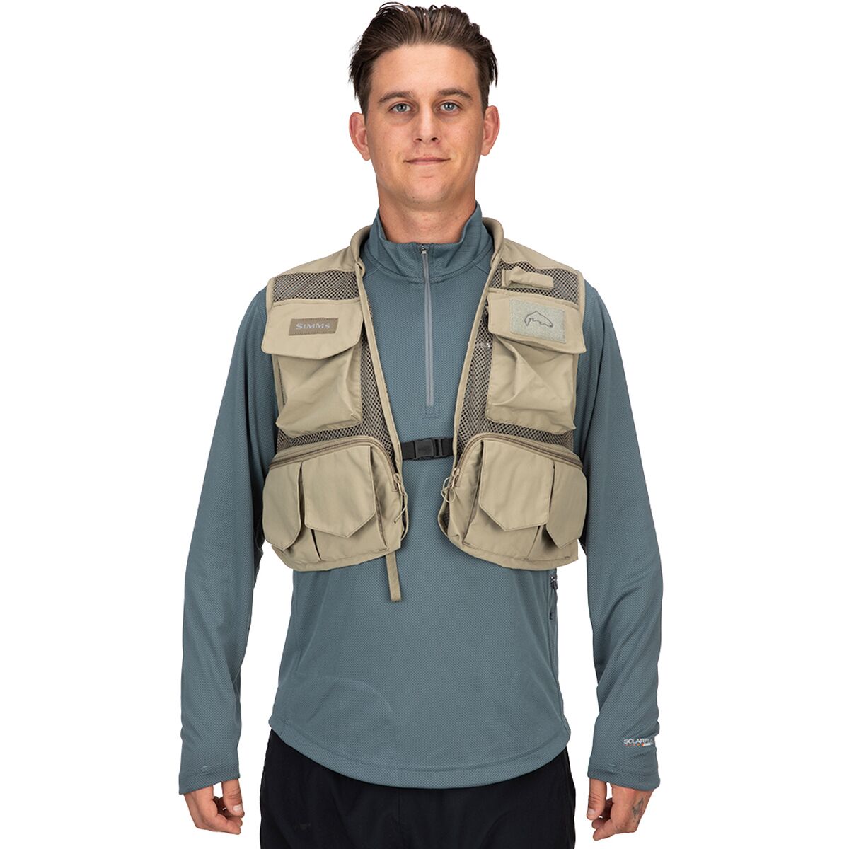 Simms Simms Tributary Vest Tan, M
