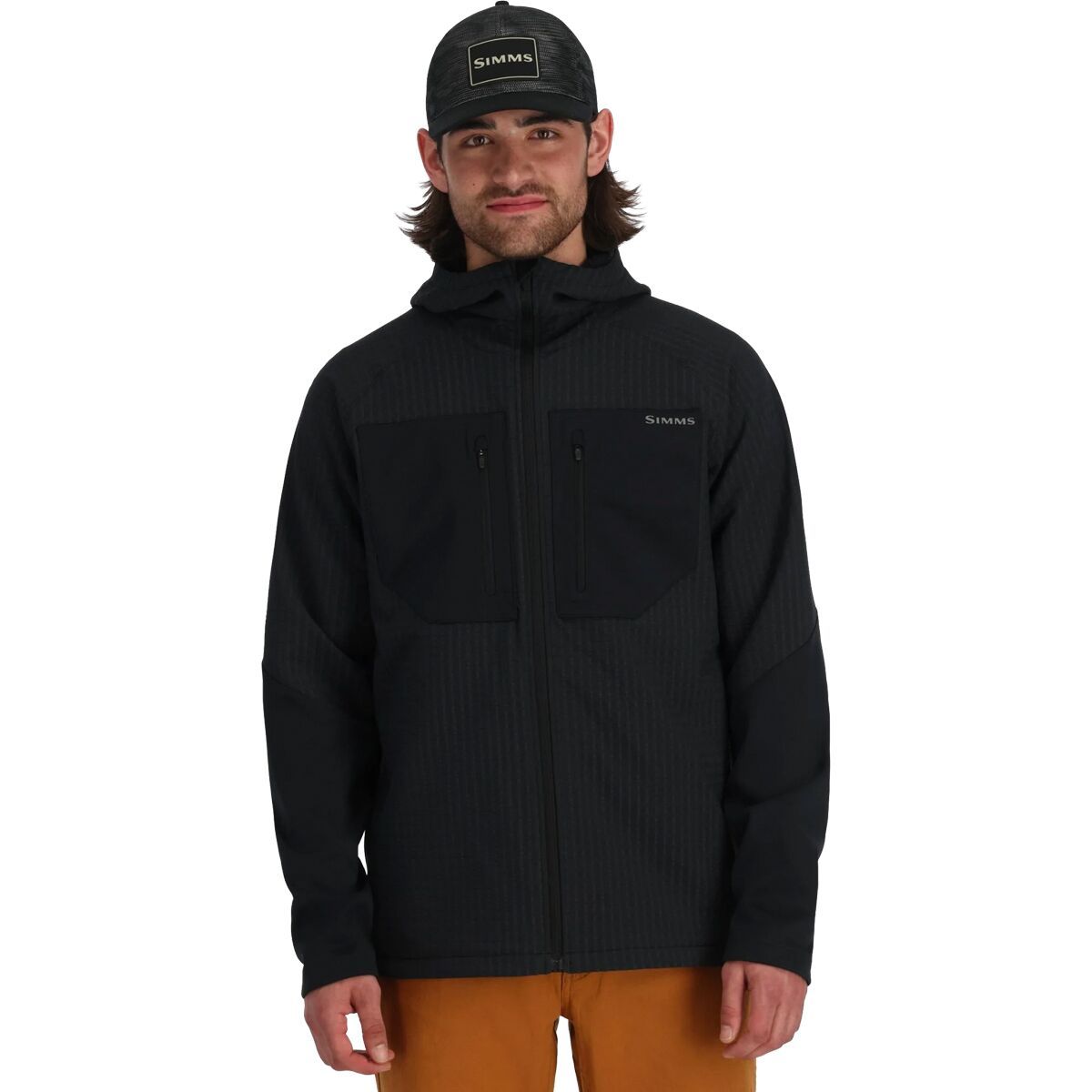Image of Simms Confluence Hoodie - Men's Black, L