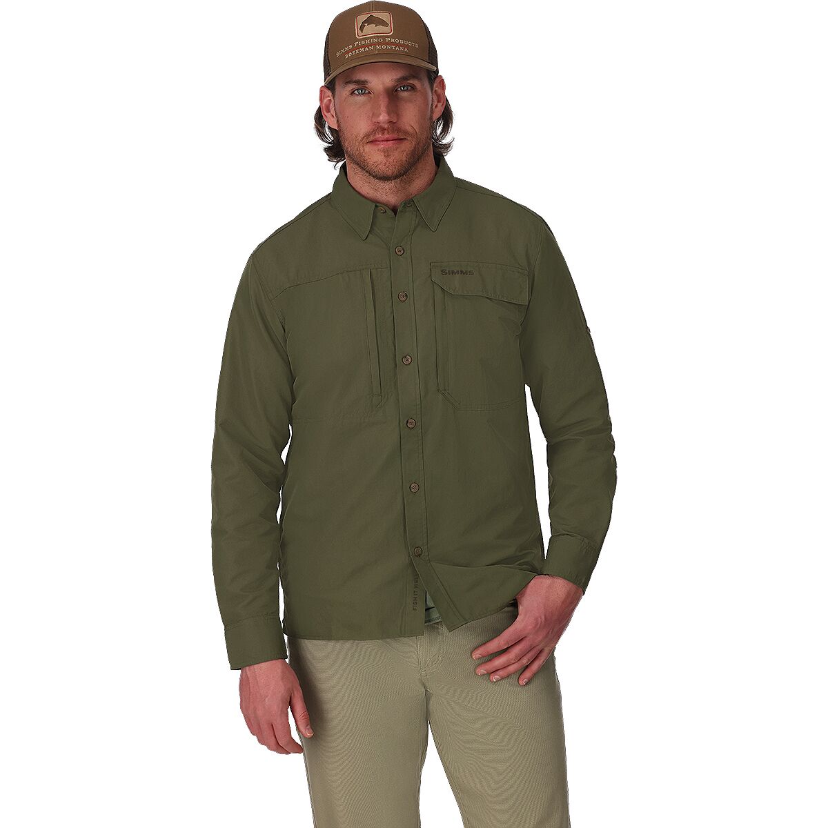 Image of Simms Guide Shirt - Men's Loden, XXL