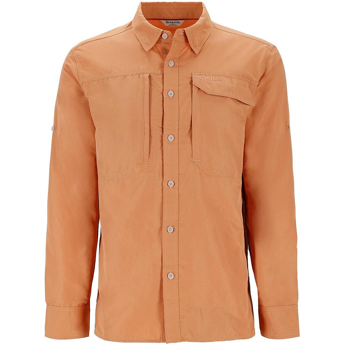 Image of Simms Guide Shirt - Men's Orange Maple, XL
