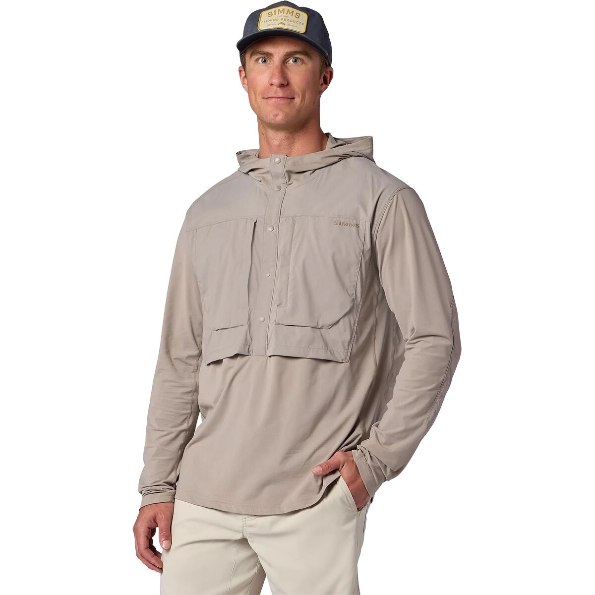 Image of Simms Latitude BiComp Hoodie - Men's Dolomite, L