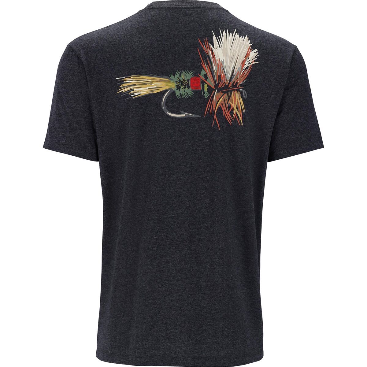 Image of Simms Let it Fly T-Shirt - Men's Charcoal Heather, L