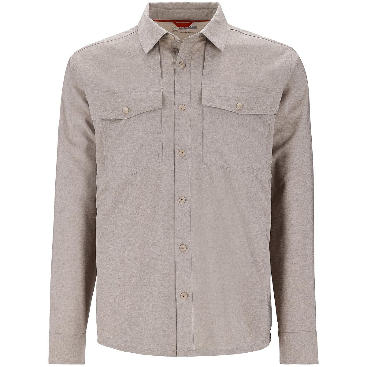 Image of Simms No-See-Um Bugstopper Long-Sleeve Shirt - Men's Dolomite Heather, XXL