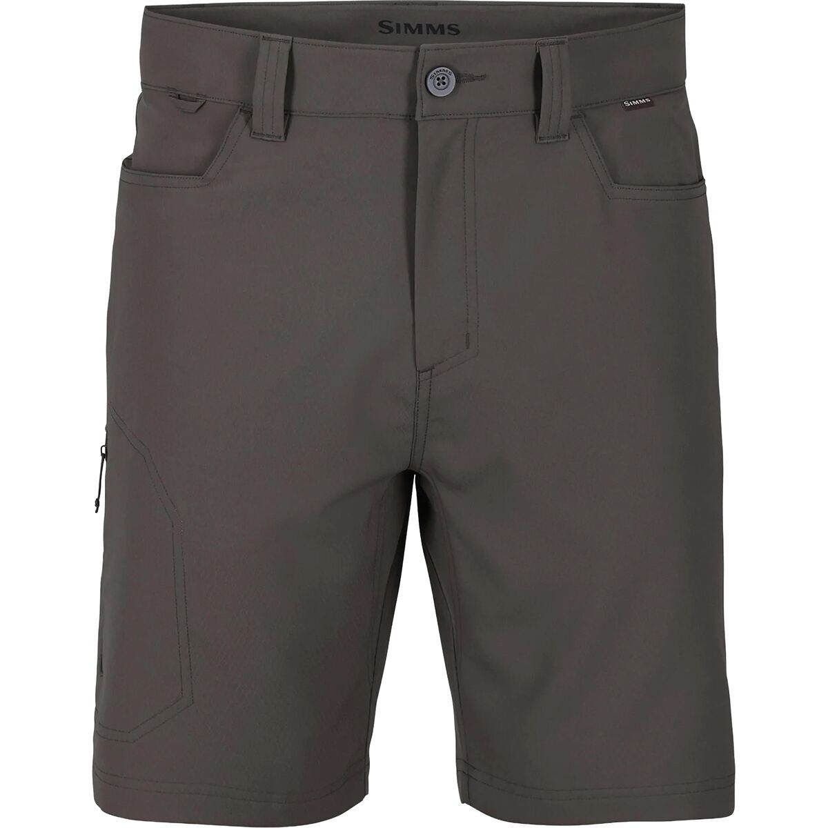 Image of Simms Skiff Short - Men's Basalt, 38