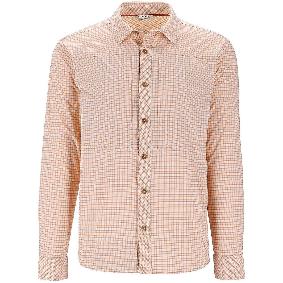 Image of Simms Stone Cold Long-Sleeve Shirt - Men's Antigua Stone Cold Check, M