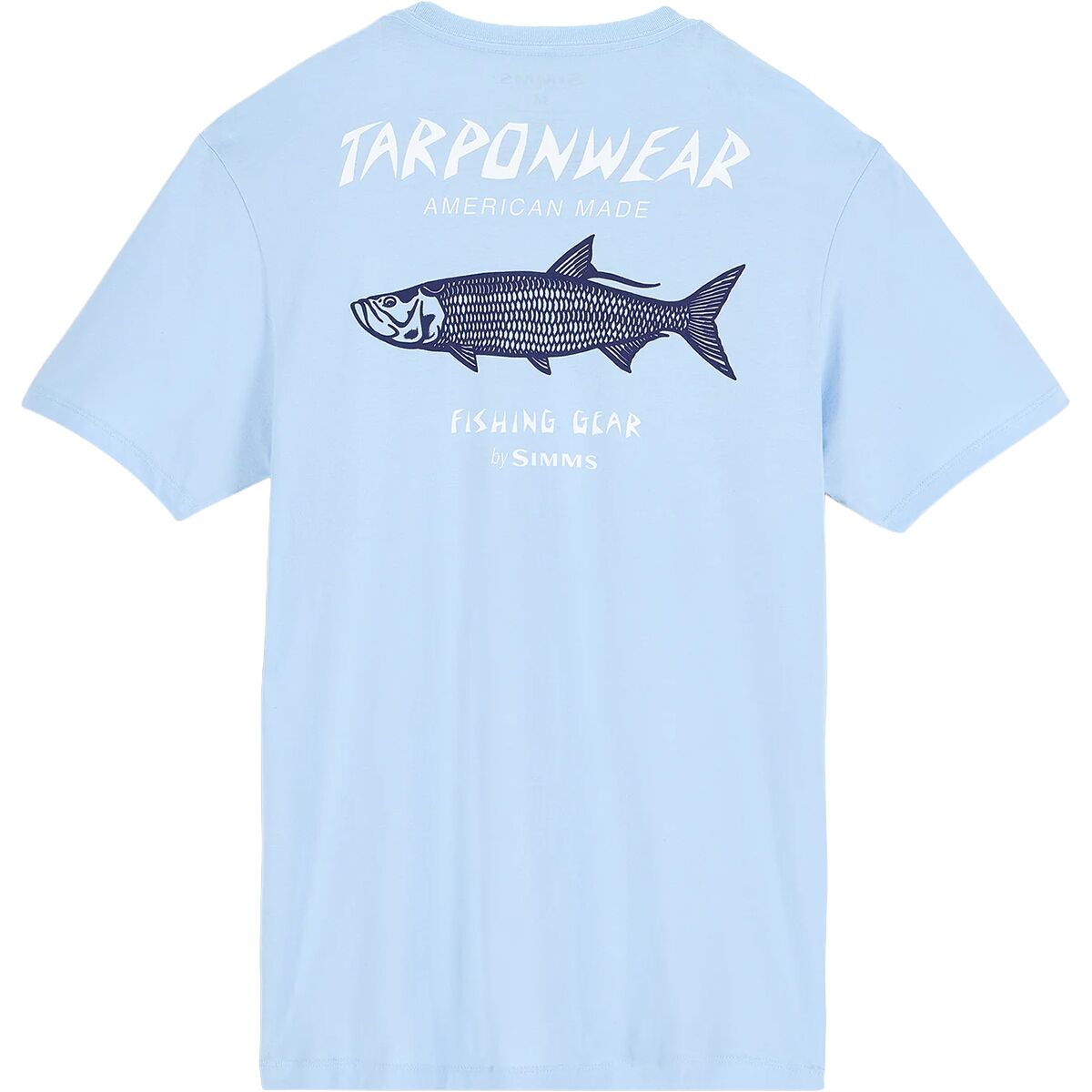 Image of Simms Tarponwear T-Shirt - Men's Sky Blue, M