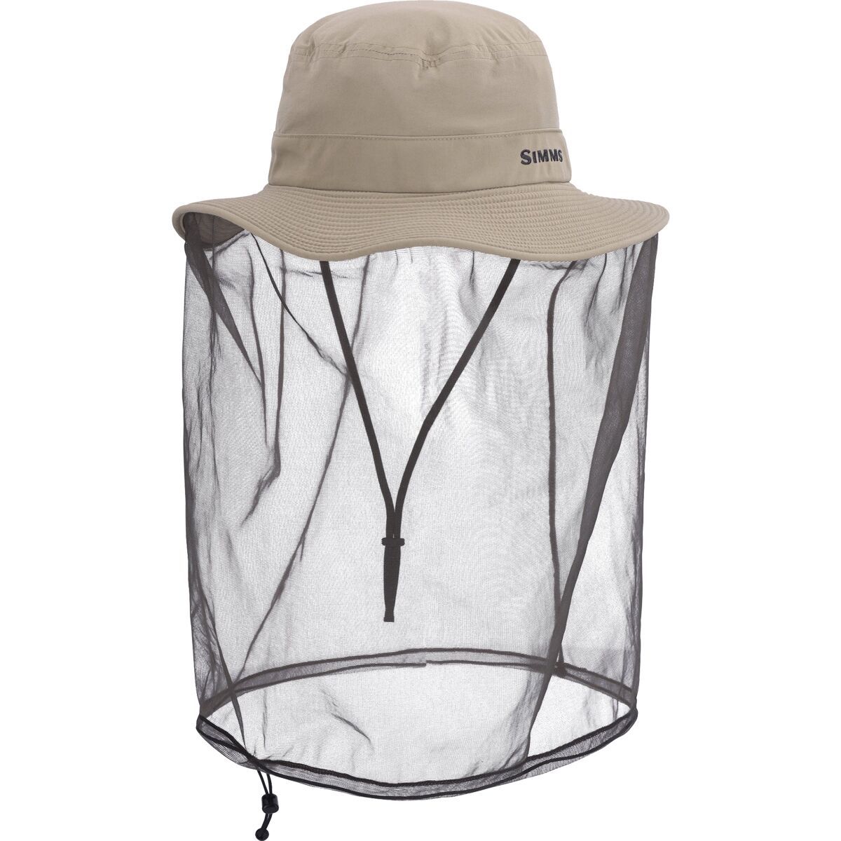 Image of Simms Bugstopper Net Sombrero Hat Stone, Oen Size