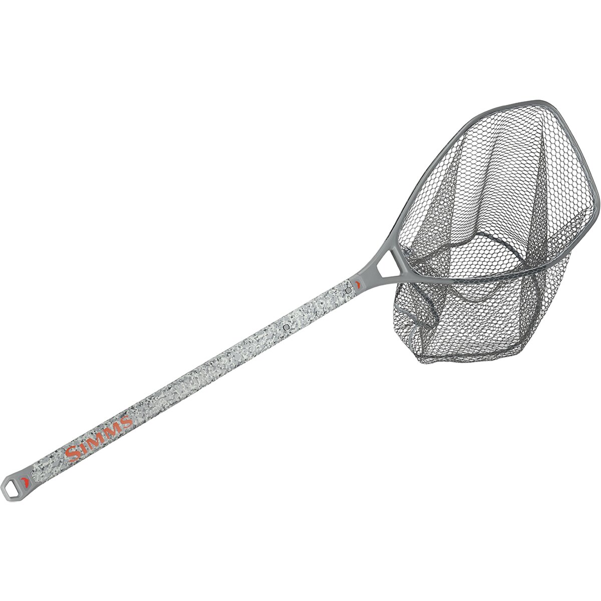 Image of Simms Daymaker Boat Net - Long Handle Pebble Steel, One Size